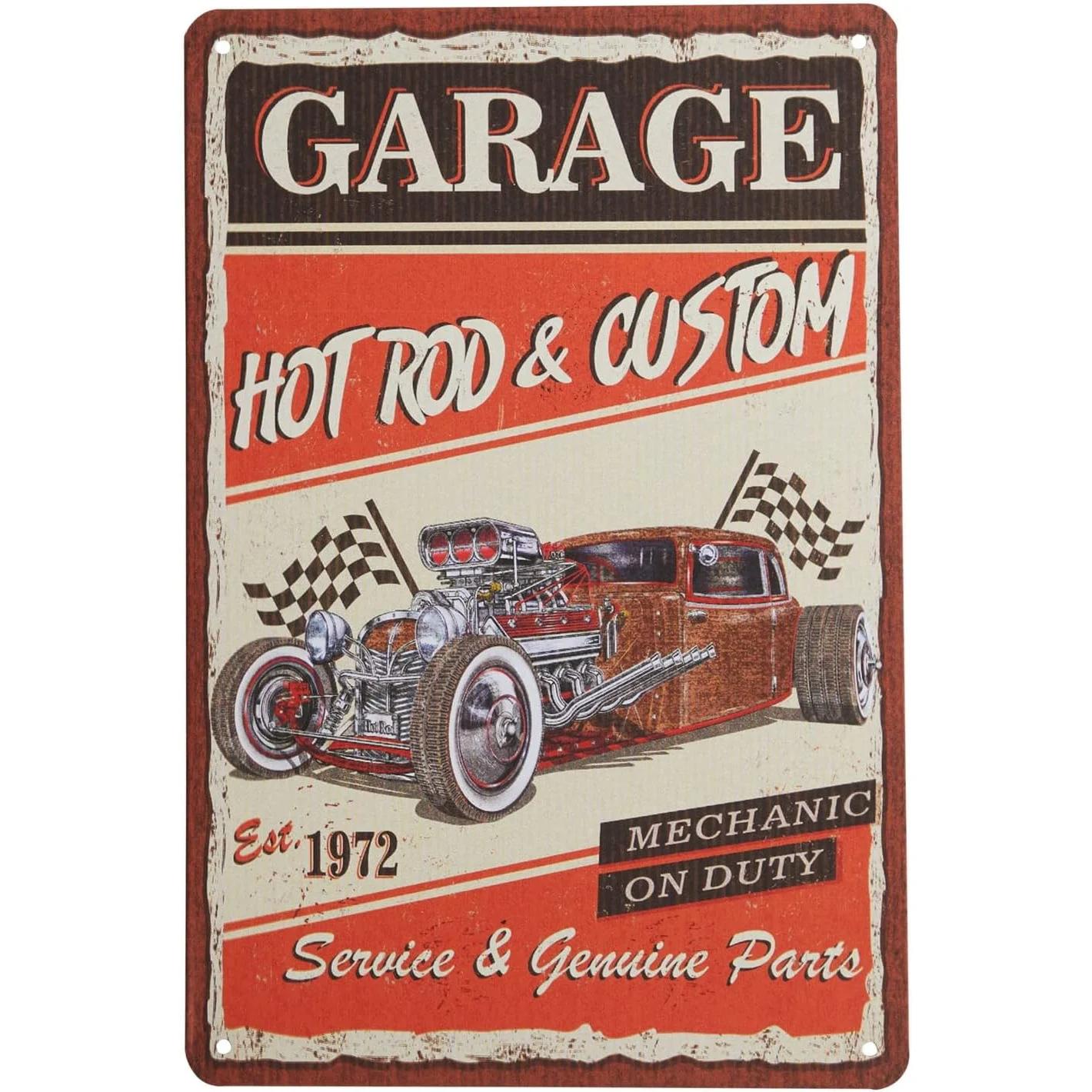 

Metal Tin Signs Plaque Pinup Garage Wall Decoration Vintage Iron Painting Art Posters for Man Cave Home Cafe Garage Club Bar 20X30CM