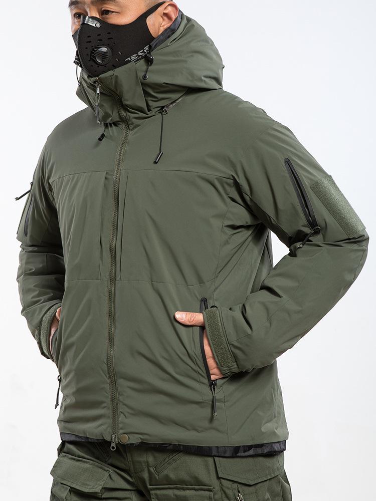 Huan Long Men's Tactical Water-Repellent Camouflage Jacket for Mountaineering and Winter Cycling