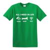 All I Need In Life Food Sleep FUNNY NOVELTY JOKE MEN'S T-SHIRT TEE TOP 3