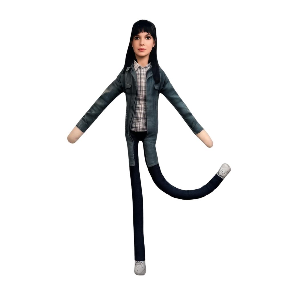 Poseable Plush Toy with Flexible Wire Skeleton for Creative Styling