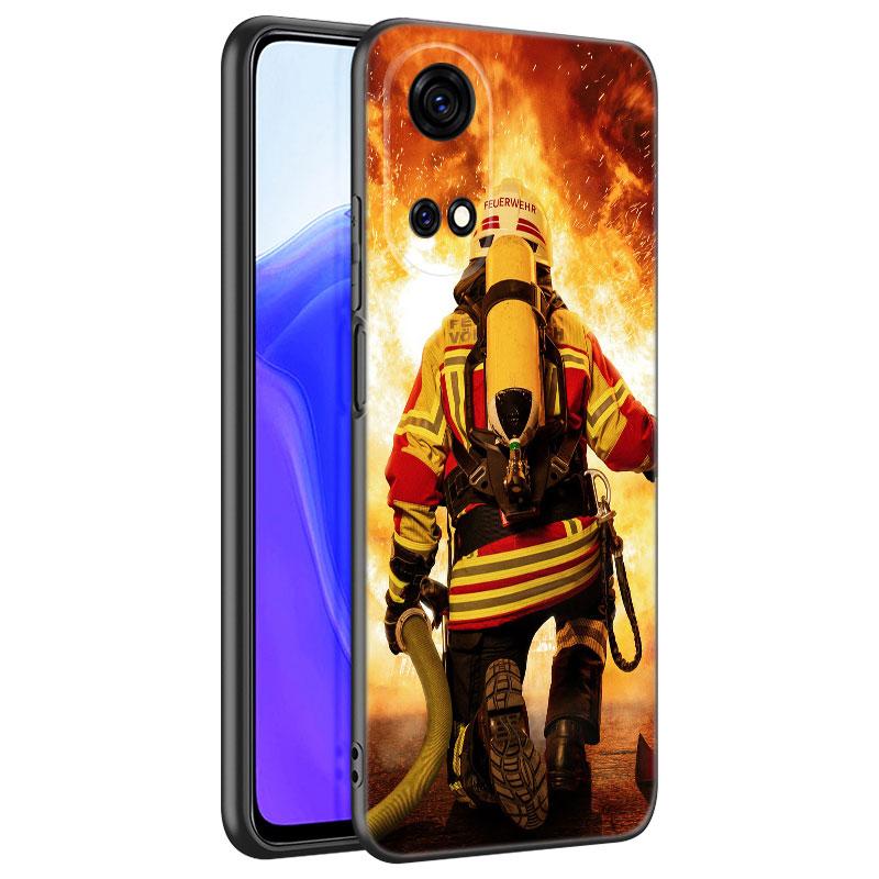 Чехол для телефона Firefighter Heroes Fireman для Huawei Honor 70 90 Lite X40 GT X50 i X5 X6A X6S X7A X8A X8B X6 X7 X8 X9 4G X9A X9B 5G Honor X9 5G