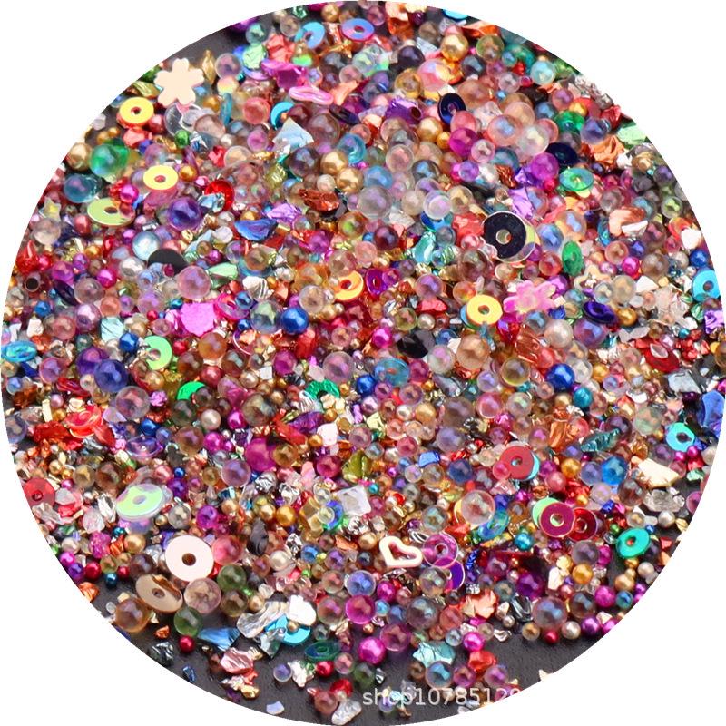 Irregular Glass Pebbles 0.8-4mm for DIY, Slime, and Nail Art