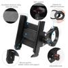 Heightened Aluminium Alloy   Mobile Phone Holder 360 degrees  Rotation   Motorcycle Phone Mount Rear View Mirror Phone Bracket for Moun