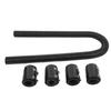 Radiator Flexible Coolant Water Hose Kit with Cap Clamp Stainless Steel 48 Inch Universal Engine Cooling Water Hose Kit