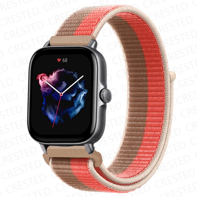 20mm 22mm Watch Band For Amazfit GTS/2/2e/4/3/mini GTR 4/2/3/Pro 47mm stratos 3 Nylon Bracelet pulseira correa Amazfit bip strap