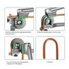 Tools 3 In 1 Tubing Bender Aluminum 267mm Pipe Bender Tube Bender Brake Line Bending