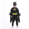 Kids' Batman Vampire Muscle Costume for Halloween Parties - Luminous Black Bat Design for Stage Performances