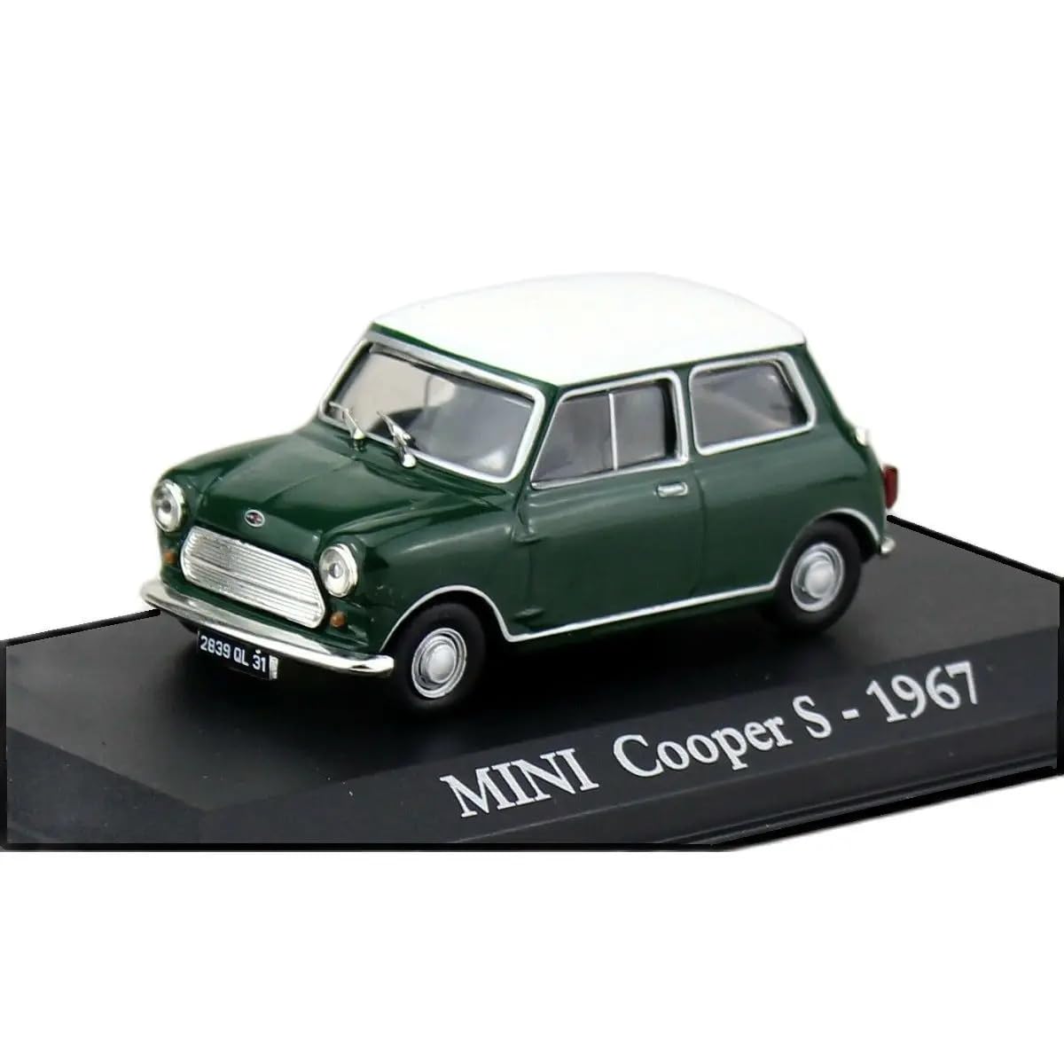 

Mini Cooper S 1967 Roof MINI Cooper S Minicar 1/43 Green/White [Used] зелёный