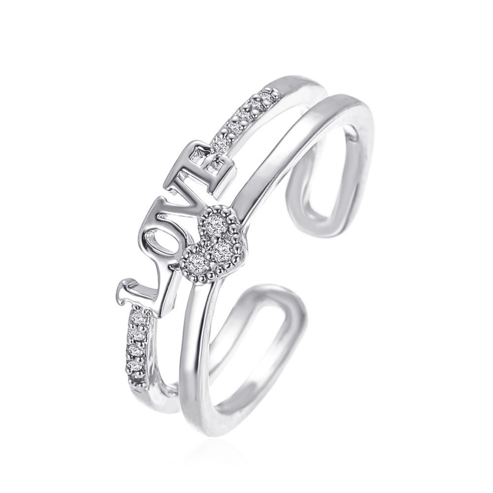 High-End Cross-Border Fashion Bow Ring for Women - European & American Style Open Index Finger Accessory