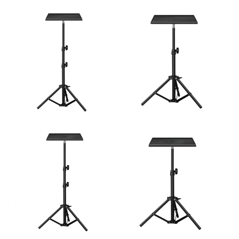Universals Projector Tripod Tray Adjustable Sound Card Bracket Projector Floor Stand Folding Mount for Projector, Camera