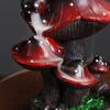 Resin Backflow Incense Burner Home Decoration Creative Mushroom European High Mountain Flowing Water Backflow Incense Burner