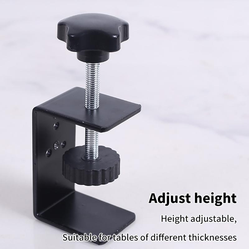 1 Pair Punching-Free Desktop Extending Boards Holder Foldable Keyboards Extension Bracket Office Computer Working Tablet Laptop