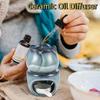 Split Design Essential Oil Burner Tulip Shape Wax Melt Burners Ceramic Oil Diffuser  Yoga Room