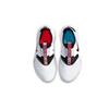 Nike Flex Runner Lightweight Slip-Resistant Shock-Absorbing Durable Breathable Low-Top Kids Running Shoes Kids sneaker White Red Blue CT0732-100