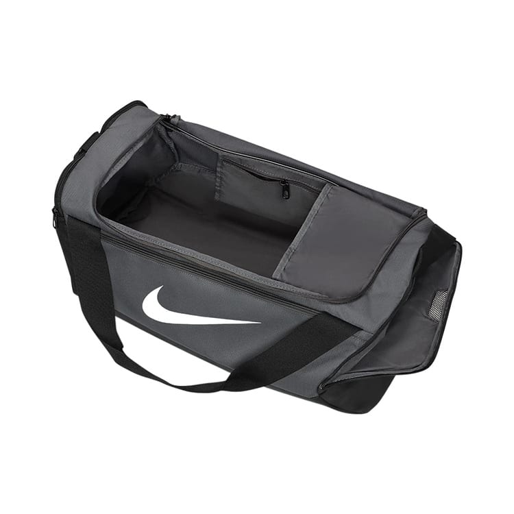 Nike Brasilia Polyester One Shoulder Crossbody Handheld Luggage Bag Gym Bag Small Unisex Black Gray DM3976-068