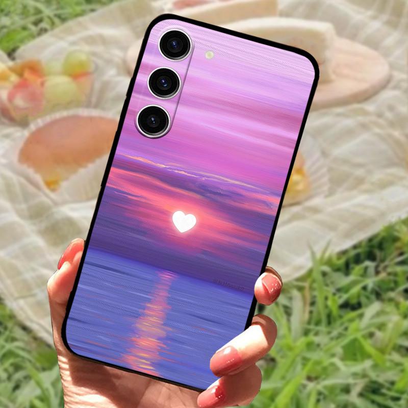 For Samsung S23 S 23 Ultra Case Cover Marble Painted Cases for Samsung Galaxy S23 Plus + Silicone Bumper GalaxyS23 Phone Bags