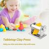 Stainless Steel Polymer Clay Roller Machine Set Includes Clay Presser Machine for DIY Craft Project