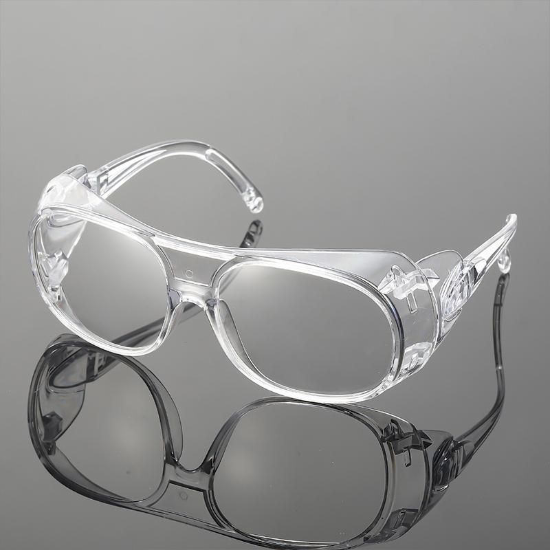 Large Transparent Windproof Glasses for Men and Women Fashion Trendy Cycling Eyewear C1