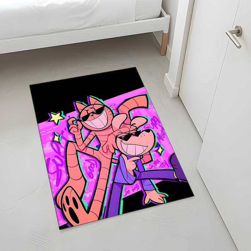 Dog Man Unleashed (1) Rug Suitable For Living Rooms Bedrooms Computer Rooms Dining Areas And Placement Under Tables And Chairs Also An Ideal Choice Fo