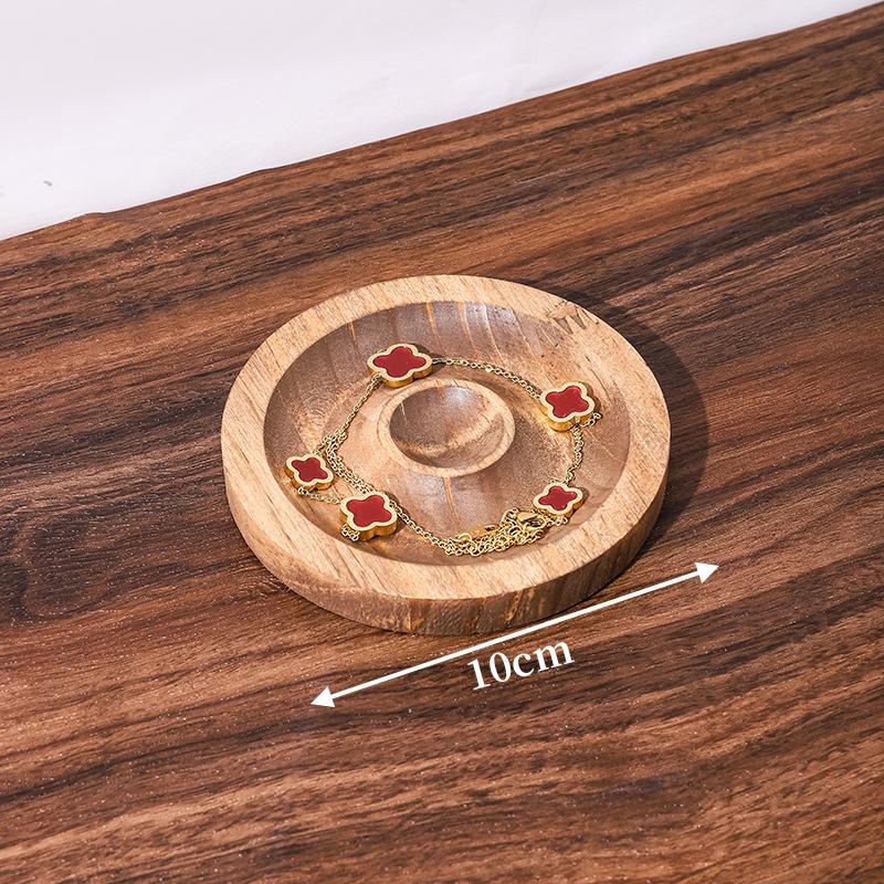 Planche de rangement pour bracelets en bois massif noyer assiette à bracelets présentoir à bracelets bracelet perlé assiette à bracelets