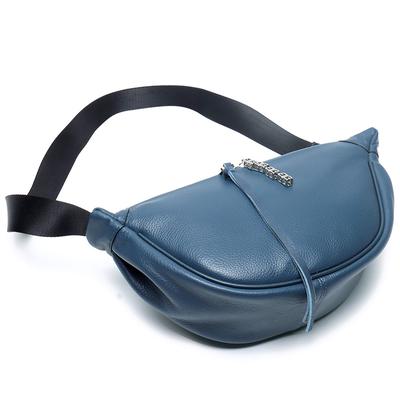 Ægte Læder Niche Design Dumpling Taske Alsidig Første Lag Ko Læder Skulder Messenger Taske