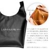 RafiCaro Cowhide Leather Mini Tote Bag, Shopping Eco Bag, Large Capacity, Leather Handles, Lightweight, Easy Storage, Mini Bag, Men's and Women's,