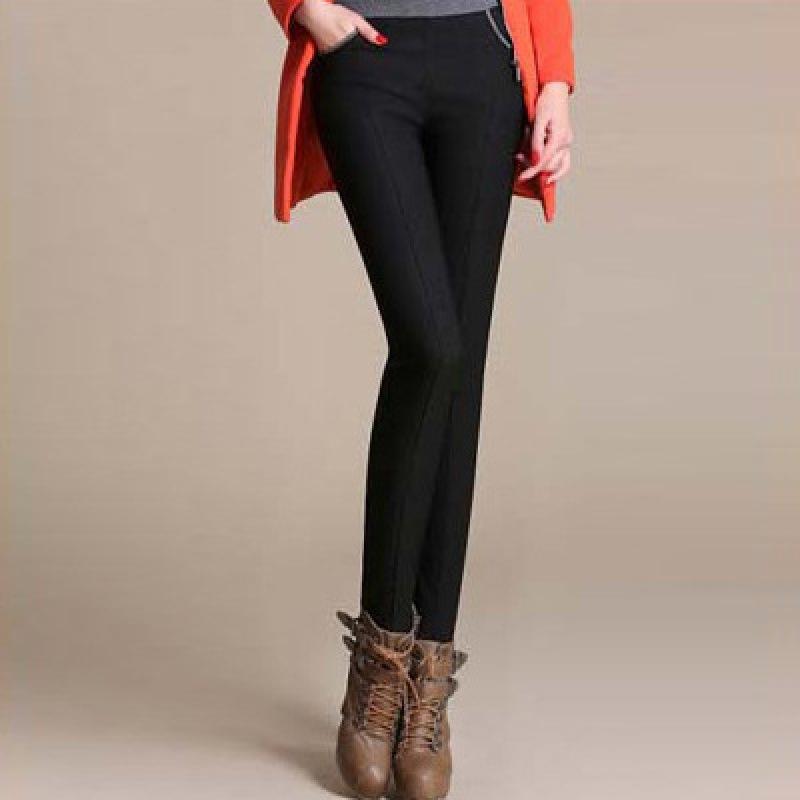 Women Pencil Pants High Waist Skinny Thick Velvet Warm Winter Leggings Jeggings Legins Trousers Cute
