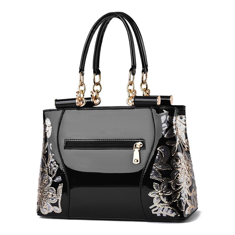 Aliwood Stickerei frauen Tasche Europa Trendy Luxus Handtaschen Leder Schulter Taschen Große Kapazität Frauen Umhängetaschen
