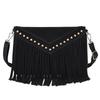 European and American Trendy Women's Bag New Tassel Bag Shoulder Bag Envelope Small Square Bag