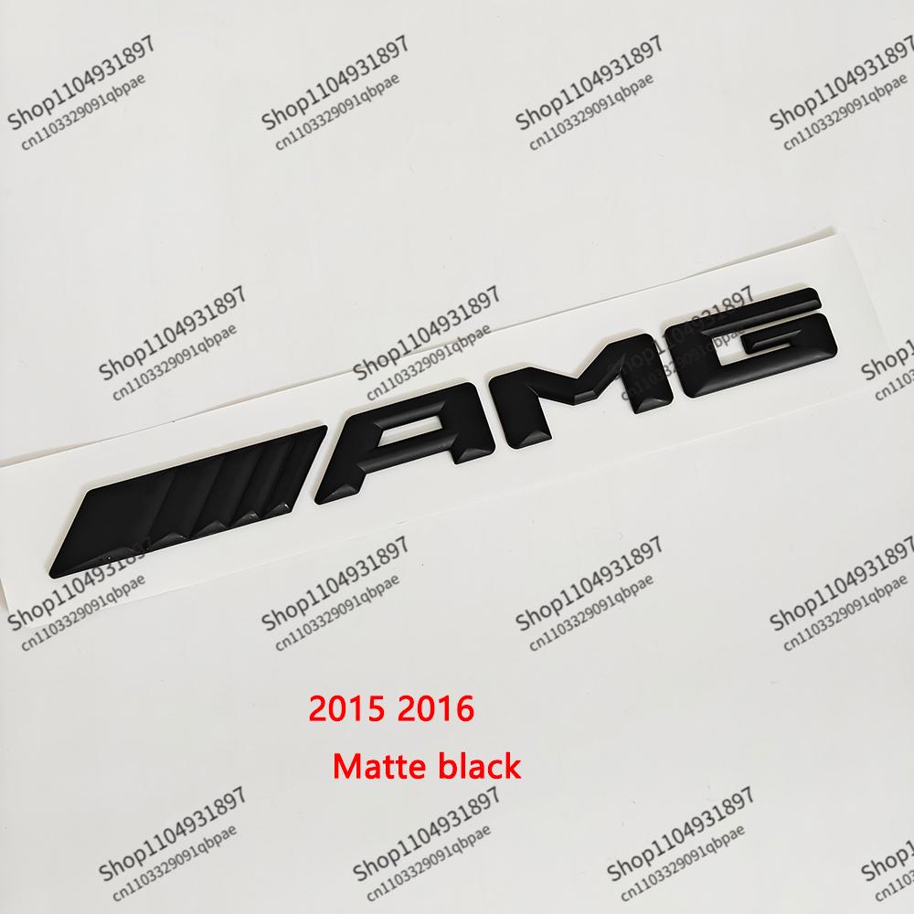 3D ABS Black Logo AMG Emblem Letters Car Trunk Badge For Mercedes Benz W204 W205 W176 W177 W212 W213 AMG Sticker Accessories