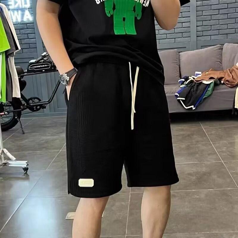 Herrenbekleidung Sportshorts Sommer Leichtgewicht Locker Geschnitten Gerader Schnitt Lässig Vielseitig Trendig Neuankömmling