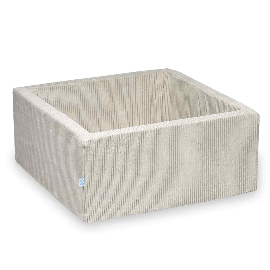 Dry Pool 90x90x40 Corduroy Beige Without Balls