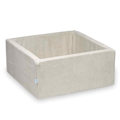 Dry Pool 90x90x40 Corduroy Beige Without Balls