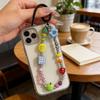 Pvc Craft Diy Beaded Phone Lanyard For Men Women With Blue Fish Design