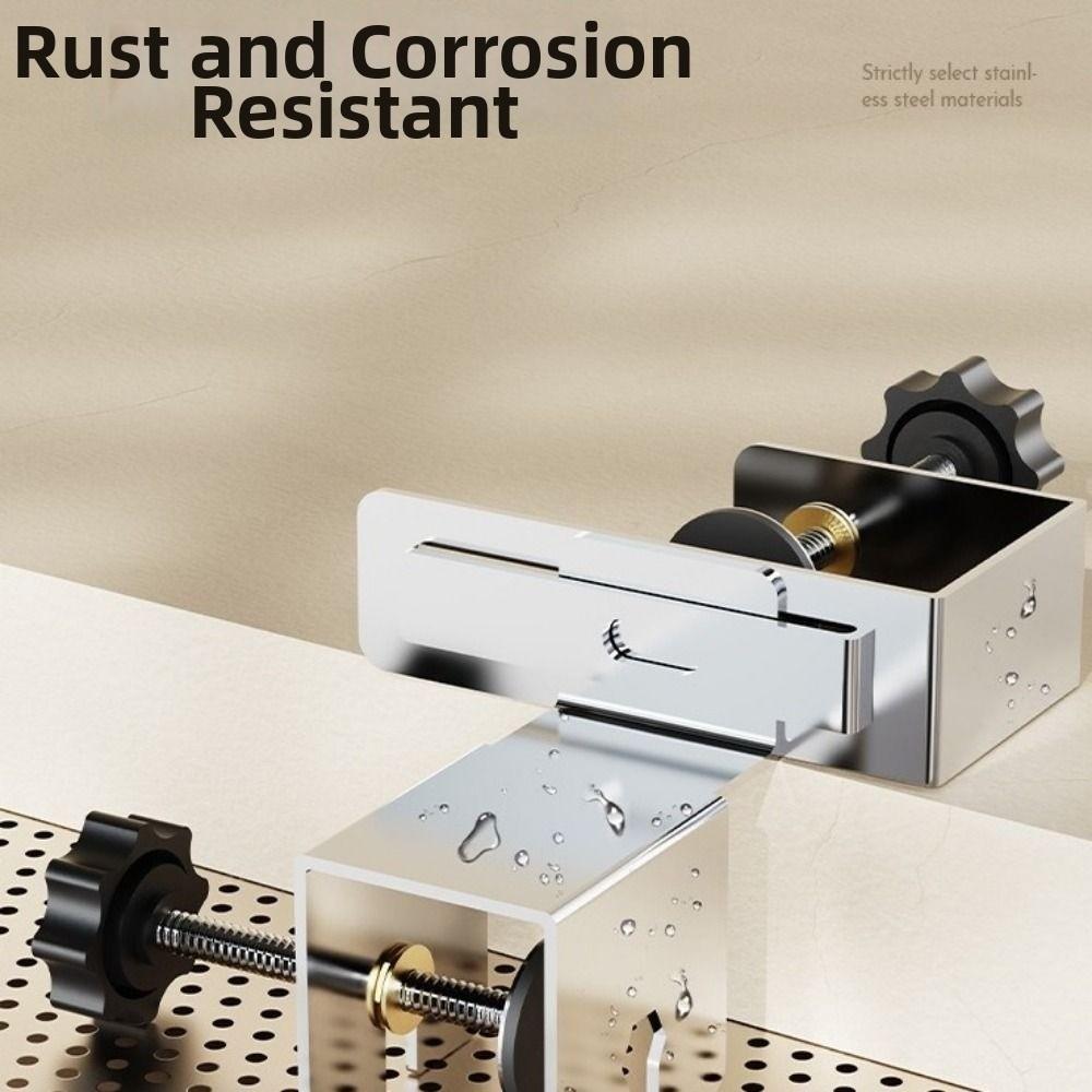 Quick Installation Positioning Hole Opening Tool Drawer Front Installation Clamp  Household