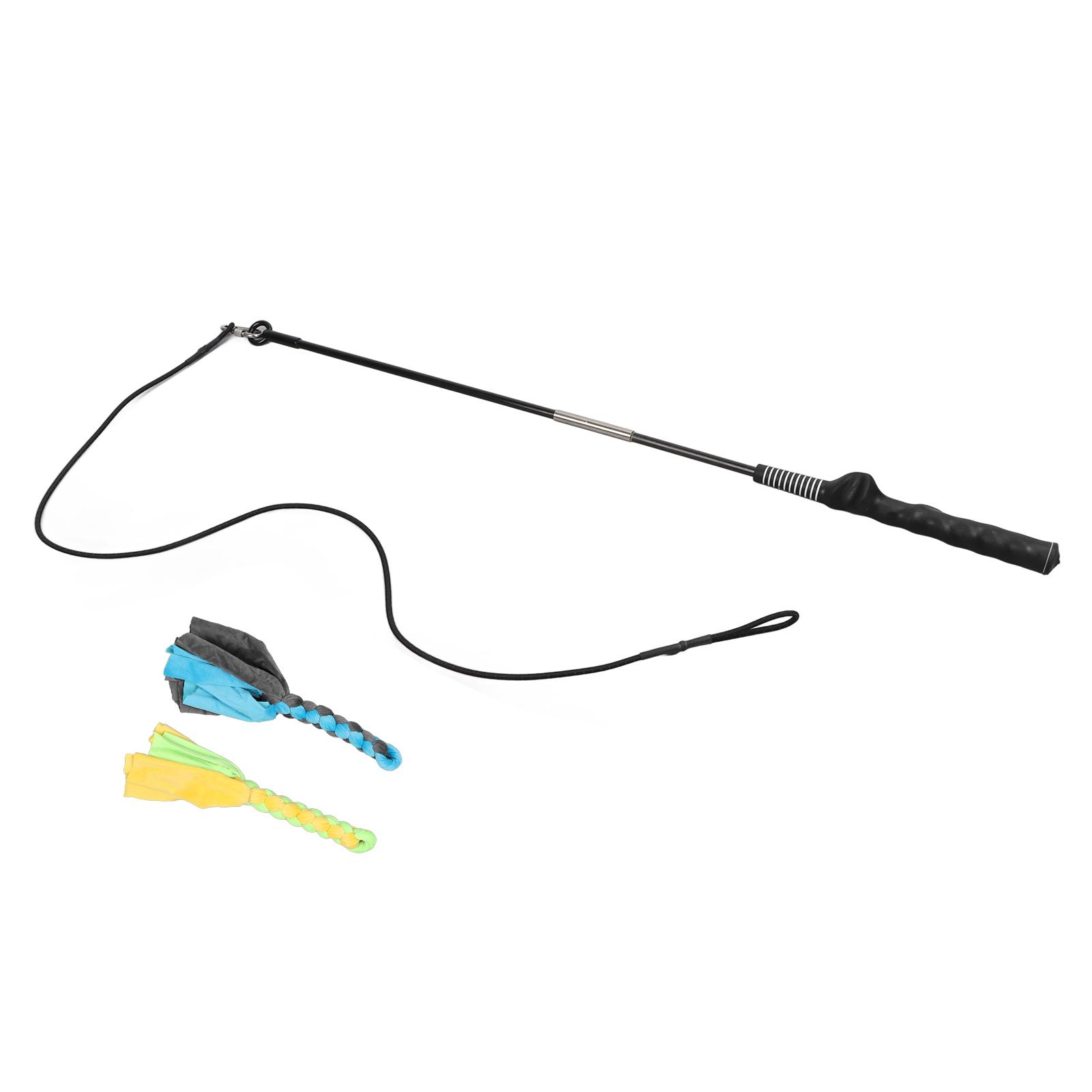 

Dog Flirt Stick Retractable Interactive Tug Toy Puppy Teaser Pole with Rope for Outdoor Exercise Training