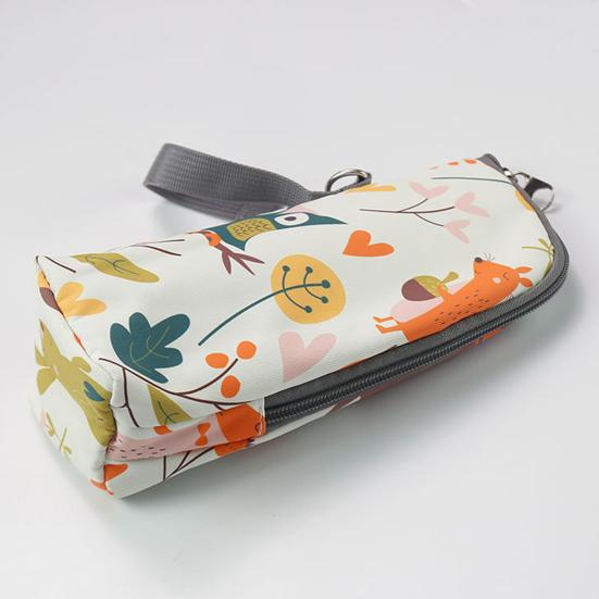 Torba Izolacyjna na Butelkę dla Niemowląt Przenośny Podgrzewacz do Butelek Termiczny Pouch do Przenoszenia Butelek dla Niemowląt ze Paskiem