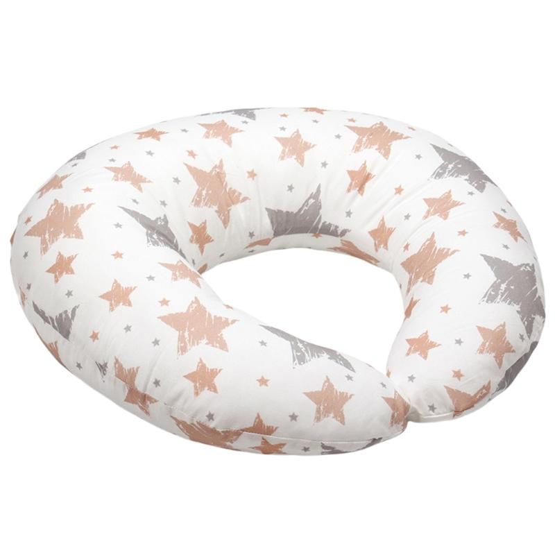 Stützendes Stillkissen für Säuglinge Ergonomische Stillkissen mit Bezug Multifunktionale Babyfütterungspositionierung