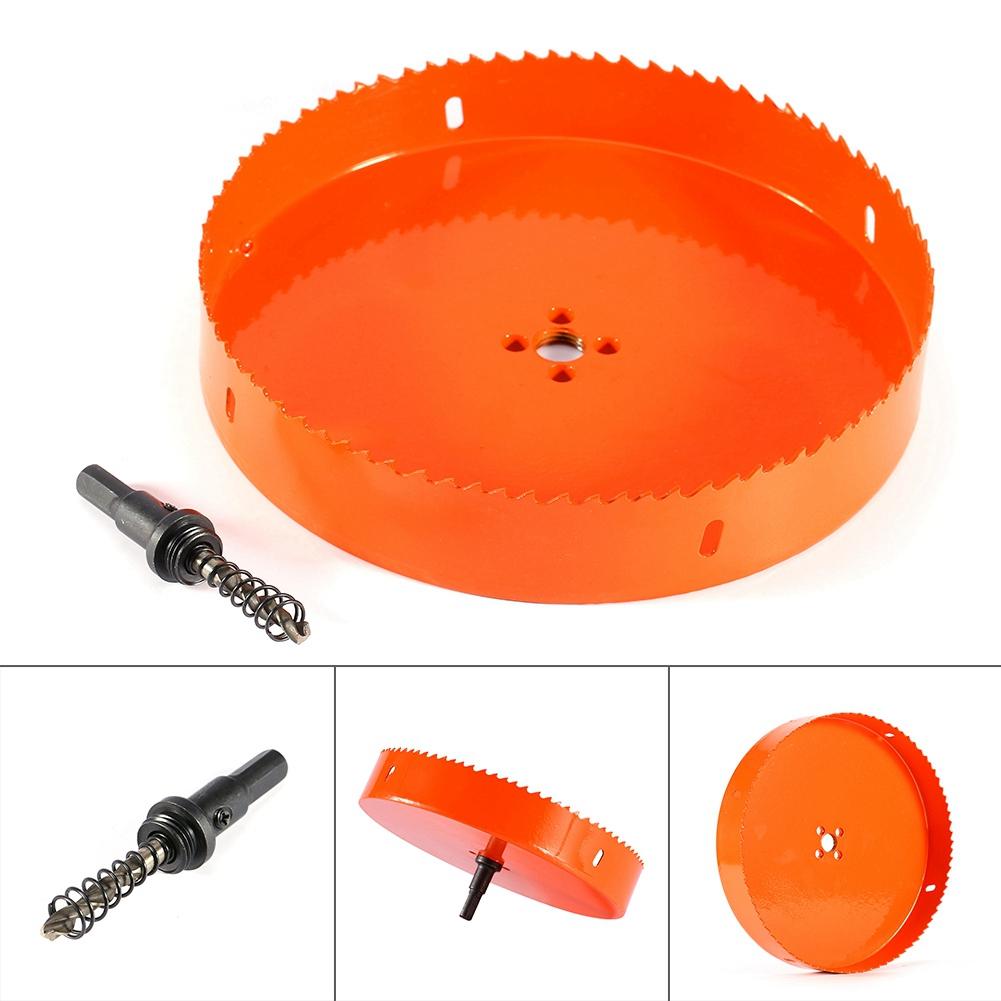 M42 HSS Hole Saw Cutter Drill Bit For Aluminum Iron Pipe 200mm