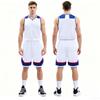 Breathable Kids Men's Basketball Jersey Set Quick Dry Boys Basketball Tracksuits Adult Teams Sports Kits Basketball Uniforms