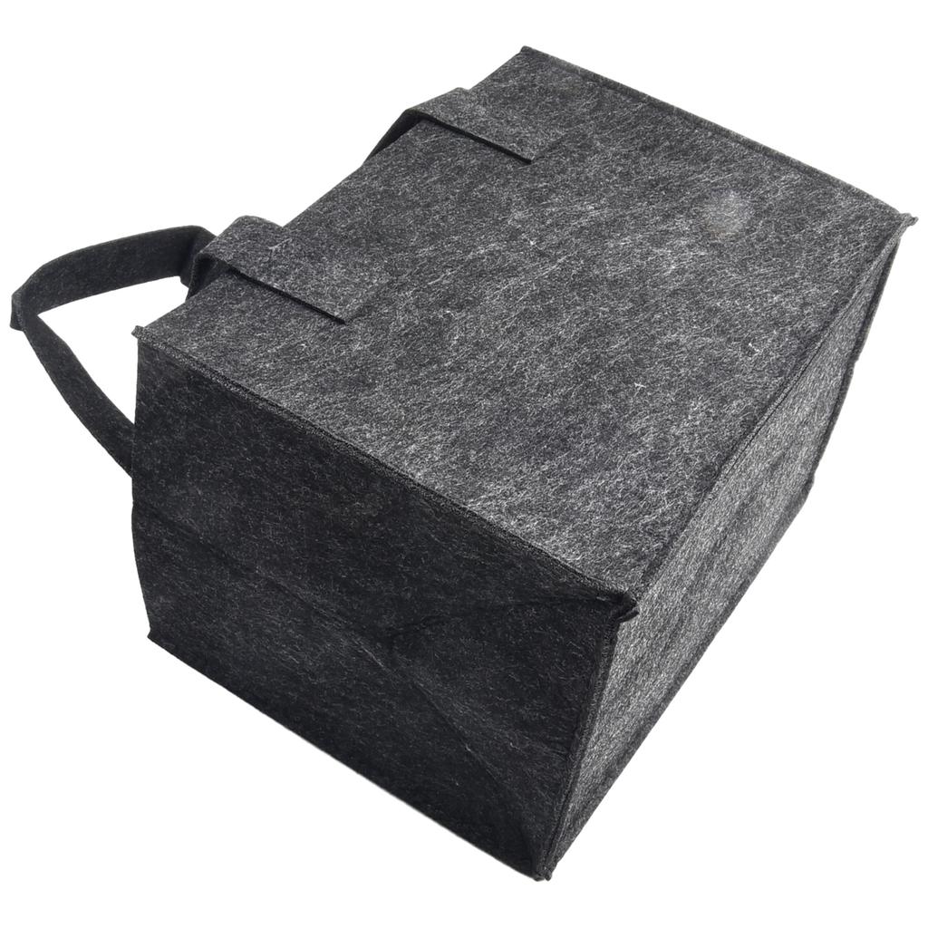 6 Grid Felt Storage Bag for Beer Wine with Leather Handle In Gray and Optional Color At For Wedding Party Camping