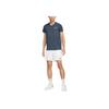 Nike Court Slam Schnelltrocknend Schlanke Passform Logo Bequem Lässig Tennis Kurzarm T-Shirt Herren Oberteile Blitzblau FD5263-437