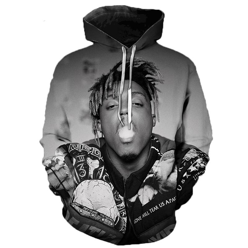 Juice Wrld Singer Print Hoodie Casual Sweatshirt Hooded Cotton Pullover XXS-4XL Juice Wrld Singer Print Hoodie Casual Sweatshirt Hooded Cotton Pullover XXS-4XL