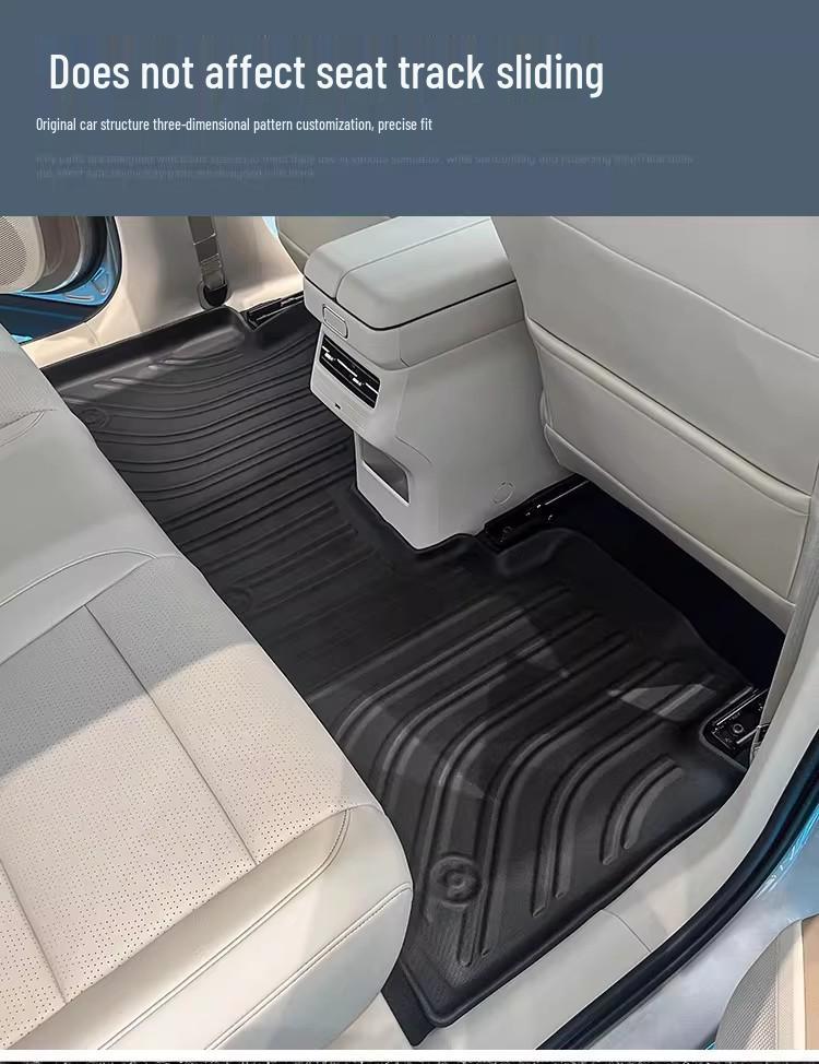 Toyota BZ3X BaiZhi 3X EV TPE Floor Mats for Left/Right Hand Drive: Waterproof Rubber Trunk Carpets