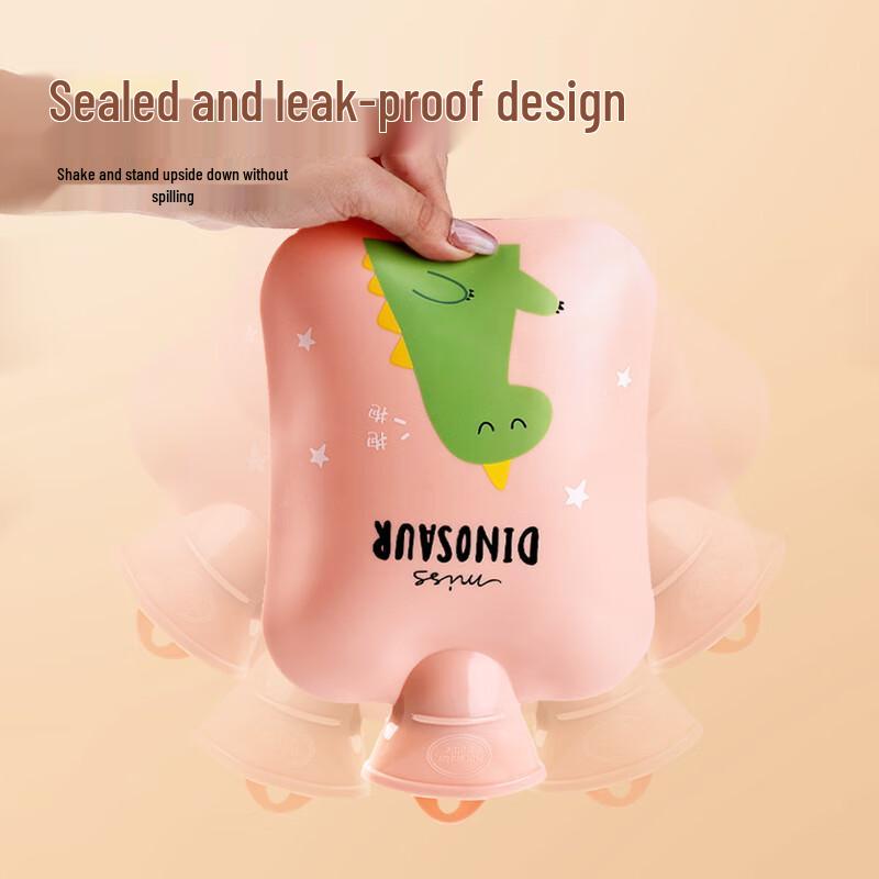 Cartoon Plush Hot Water Bottle Hand Warmer Set