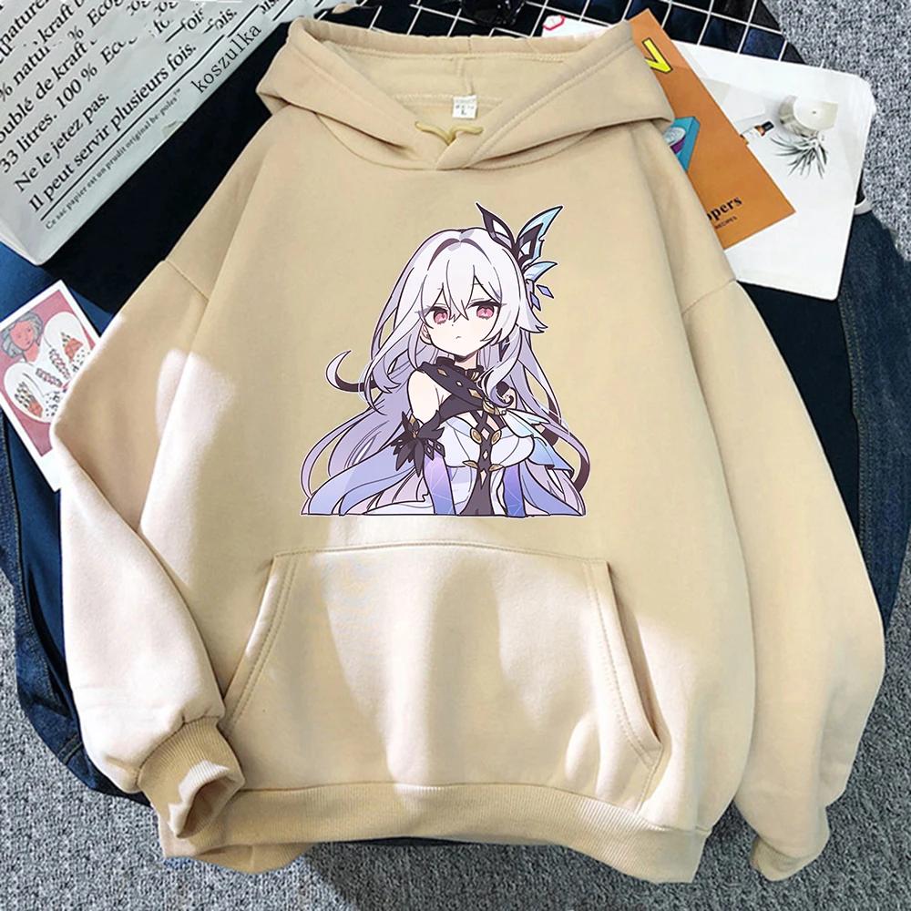 Sudadera con capucha Skirk de Genshin Impact Moda Estética Sudaderas de Videojuegos Unisex Otoño Invierno Sudaderas de Anime