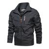 Men's Bomber Jacket With Multi-pocketed Lightweight Flight Jackets Casual Varisty Military Jacket for Men Fashion Zip-Up Windbreaker Plus Size