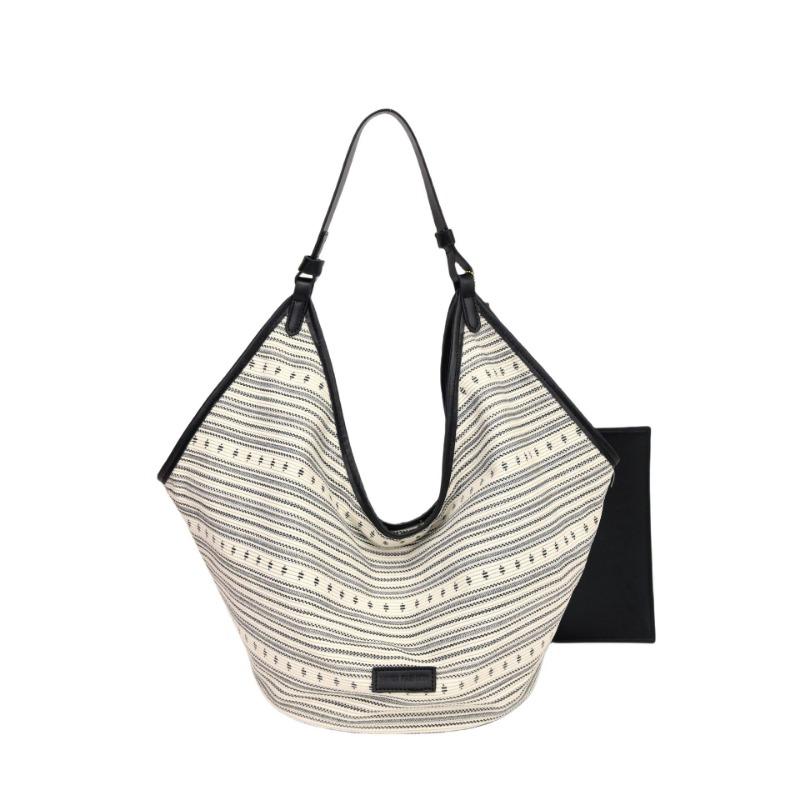 Versatile Lazy Wind Tote Bag New Underarm Shoulder Large Capacity Niche New Fashion Canvas Bag Knitted Bag