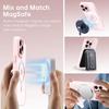 Fashion Phone Case For iPhone 17 16 15 14 13 12 11 Pro Max Plus 17 Air For Magsafe Transparent Clear Magnetic Hard Bumper Cover