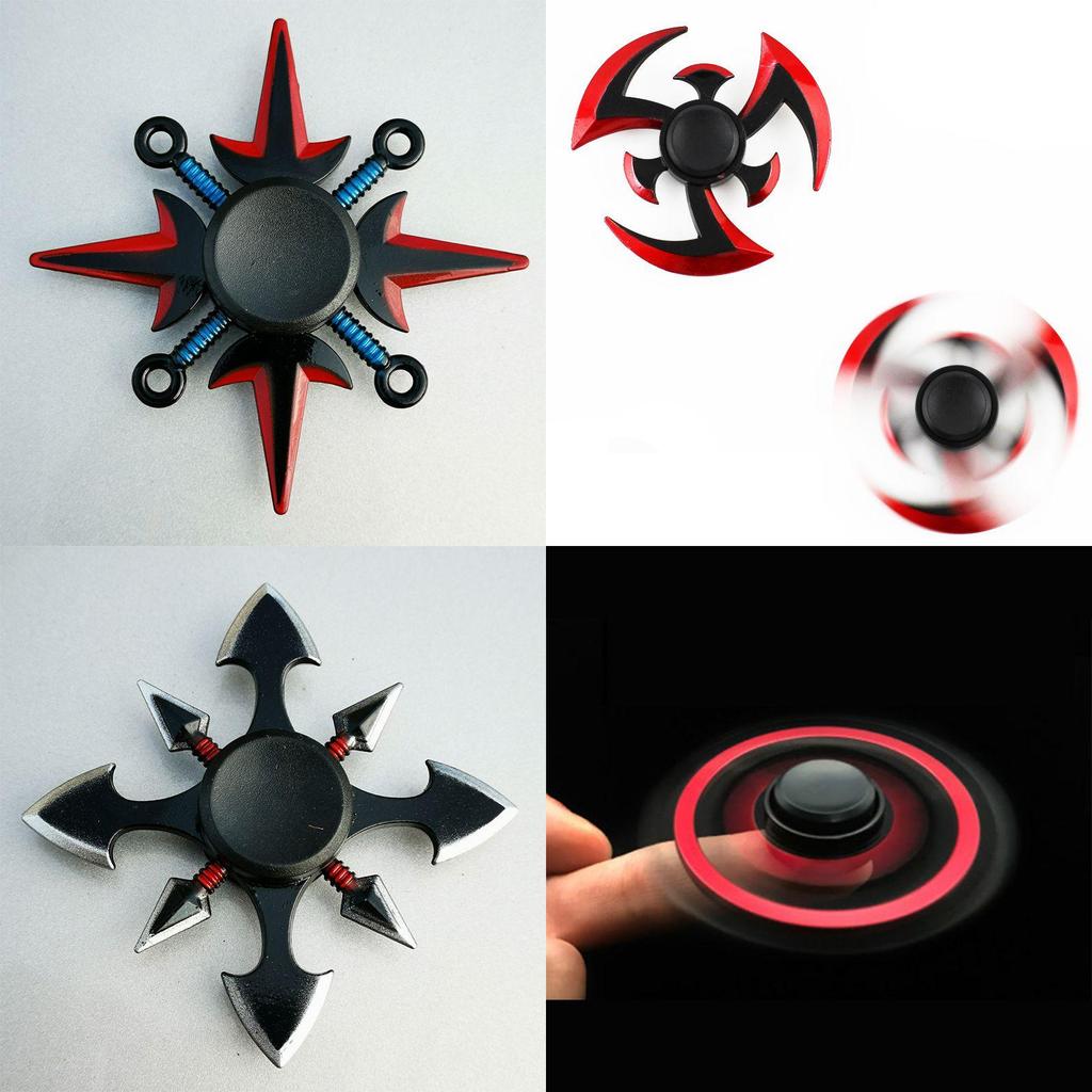 Naruto Shuriken Fingertip Spinner High-speed Rotation Antistress Toy For Kids And Adults